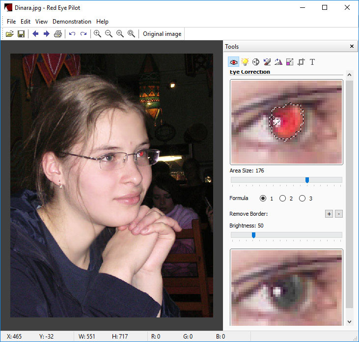 Red Eye - red eye software: completely free